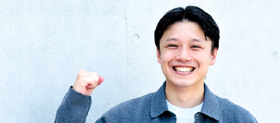 ガッツポーズのセンター長